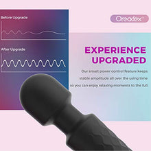 Load image into Gallery viewer, Rechargeable Vibrator, 20 Patterns &amp; 5 Speeds,G-Spot Wand Vibrator, Clit Vibrators, Sex Toys, Quiet &amp; Powerful - Waterproof, Dildos, Adult Toys, Personal Wand Massager - Obsidian Black
