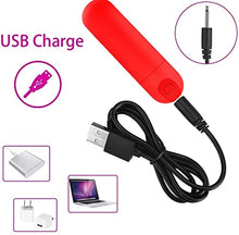 Load image into Gallery viewer, Remote Control Vibrator - 10 Modes Rechargeable Bullet Vibrator-Waterproof Clitoral masturbator- Silicone Adult Sex Toys for Couples(Red)
