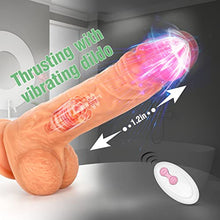 Load image into Gallery viewer, FIDECH 9.05&quot; G Spot Vibrator Purple and 8.7&quot; Thrusting Dildo
