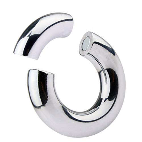 Healifty 1/4 Scrotal Bound Rings Metal Cock Ring Ring Enlarger Stronger Erection Ring to Prolonging Climax Restraint Toy