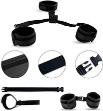 Load image into Gallery viewer, Sex Tie Downs for Adults Couples Blindfold Handcuff Restraint Kit Adjustable Sexy Straps Sex Gaming Neck to Wrist Couples Bed Restraints Sex Women Submissive Kit Kinky Bedroom Toys Women&#39;s Sweatshirt
