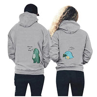 XBKPLO Mom and Son Matching Outfits Matching Clothes for Couples Gifts for Couples Couples Outfits Sweatsuits Couple Gifts for Him and Her Gray