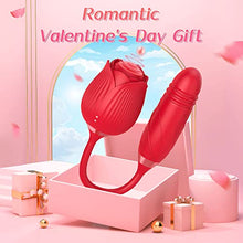 Load image into Gallery viewer, SEVOBAL New Roses Small Toys for Woman Sex Toy Sexual Adult Toy Lick, Washable Dual Head Waterproof Sex Tongue, Rechargeable Clitorals- Stimulator 10 (red1)
