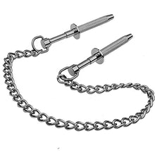 Load image into Gallery viewer, Nipple Claw Clips, Nipple Clamps Clips Nipple Stimulators for Women Men Sex Pleasure, Nipple Toys for Couple Flirting or Own Use (Silver)
