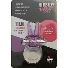 Load image into Gallery viewer, SI Novelties Ribbidy Rabbit Vibrating Cock Ring (Purple)
