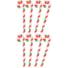 Load image into Gallery viewer, LUOZZY 8 Pcs Christmas Inflatable Candy Canes Xmas Inflatable Sticks Candy Canes Party Props (90CM Printed)
