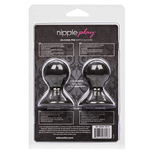 Load image into Gallery viewer, California Exotics Novelties Nipple Play Silicone Pro Nipple Suckers - Black
