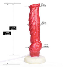 Load image into Gallery viewer, Squirting Dildo Adult Sex Toy for Women, 9.44&quot; Realistic Monster Dildo with Suction Cup, Flexible Soft Silicone Dildo Sex Toy
