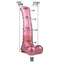 Load image into Gallery viewer, Huge Horse Dildo Realistic Animal Squirting Dildo for Women, Flexible Ejaculating Dildo Silicone G Spot Dildo with Suction Cup, Adult Sex Toy Anal Dildo Butt Plug Toy (M)
