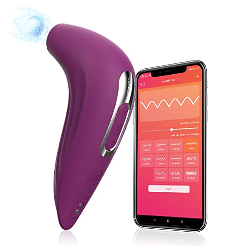 Smart Clitoral Sucking Sex Toy for Woman - SVAKOM APP Controlled Clit Stimulator Vibrator with Travel Lock & Pulse Technology - Personal Clit Massager Adult Rose Toys for Couples Pleasure