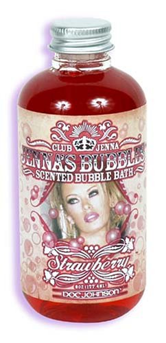 Doc Johnson Jenna's Bubbles Scented Bubble Bath, Strawberry, 6-Ounce Bottles (Pack of 5)