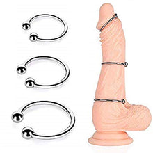 Load image into Gallery viewer, Imperia 18+ Adults Only Sex Toys Collection Cock Rings Stainless Steel Penis Rings Glans Ring Rings Adult Sex Toys Set (2 Joy Balls, 32+35+40MM)
