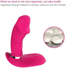 Load image into Gallery viewer, Wearable Clitoral G-spot Butterfly Vibrator, Wireless Remote Control Nipple Suction Cup Vibrator, 7 Powerful Vibrations, Rechargeable Adult Female Sex Toy Thrust Realistic Dildo
