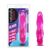 Load image into Gallery viewer, Blush Naturally Yours Bloom - Small 6.75 Inch Soft Vibrator - Flexishaft 2.0 Bendable to Conform to Your Body - IPX7 Waterproof - Petite 1.5&quot; Width Sex Toy for Women - Clear Pink
