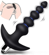 Load image into Gallery viewer, Anal Vibrator Prostate Massager for Men, Ergonomically Designed Anal Plug and 16 Powerful Stimulation Modes, Gradient Design Silicone Anal Vibrator, Anal Sex Toys for Men, Women and Couples
