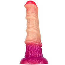 Load image into Gallery viewer, 8.66&quot; Huge Knot Horse Dildo Realistic Female Dildo Toy, Thick Anal Dildo Butt Plug Dildo with Suction Cup for Couples, Adult Silicone Dildo Anal Plug Toy (Purple)
