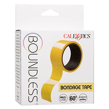 Load image into Gallery viewer, CalExotics Boundless Bondage Tape, Static and Electrostatic, BDSM Adult Restraint Yellow - SE-2702-97-3
