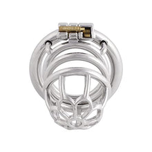 Load image into Gallery viewer, Jefisry Men&#39;s Chastity Device Stainless Steel Chastities Cage Lock for Men J0250 50mm
