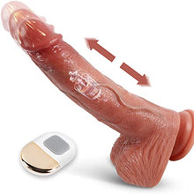 Load image into Gallery viewer, Realistic Dildo Vibrator for Women, 9.8&quot; Vibrating Dildo for G Spot Dildo with 3 Thrusting &amp; 5 Vibration Sex Toy for Women and Man Adult Sex Toys for Couple
