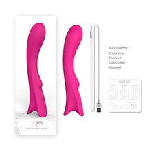 Load image into Gallery viewer, Sex Toys Adult Female with 9 Vibration Modes Silicone Private g-spot Vibrator Clitoral and Sex Anal Vibration-Red
