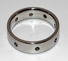 Load image into Gallery viewer, Hell&#39;s Couture, Hot &amp; Cold Steel Cock Ring with 15mm Band, Steel Provides The Best Clamping for Stronger Erections
