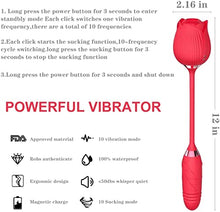 Load image into Gallery viewer, Rose Vibrator Toy with Multi-Layer Noise Reduction Function-Pink
