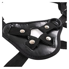 Load image into Gallery viewer, Lesbian Strap-on Pants Adjustable Belt Strap Ons Harness Strapon Panties with O-Rings Wearable Sex Toys (Color : BK)
