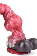 Load image into Gallery viewer, Realistic Wolf Dildo Knotted Dog Dildo 10.43 Inch Strong Suction Cup Adult Sex Toy for Women Men Couple Big Knot Flexible Mix Color - M
