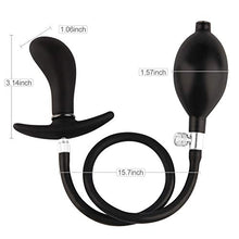 Load image into Gallery viewer, FST Expand Inflatable Anal Plug, Oversized Enema Training Butt Plug Anal Sex Toy for Men Women Beginners
