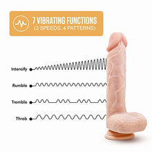 Load image into Gallery viewer, Blush Dr. Skin Silicone Dr. Ethan 8.5 Inch Gyrating Realistic Dildo - 7 Gyration Functions &amp; Wireless Remote Control - Waterproof - USB Rechargeable - for Women, Men, Couples - Sex Toy
