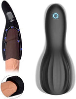 Male masturbators Electric Pocket Pussy Vagina Modes for Penis Stimulation Toy with Thrusting Rotating Men's Hoodies Sex Toys S1