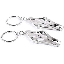 Load image into Gallery viewer, Clover Clip Nipple Clamps, Nipple Clamps, Non Piercing Nipple Clamps, Nipple Clamps for Pleasure Sex, Fantasy SM Sex Toy for Couples (Silver)
