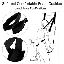 Load image into Gallery viewer, Sex Swing with Soft Seat &amp; Leg Pad, Indoor Erotic Hanging Door Sexy Swing for Couples Sex Toys Sex Furniture BDSM Bondage Restraint
