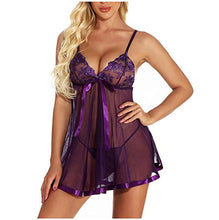 Load image into Gallery viewer, sex things for couples pleasure naughty for sex couples sex items for couples bsdm sets for couples sex restraint set Plus Size Lingerie for Women for Sex Naughty Play Purple
