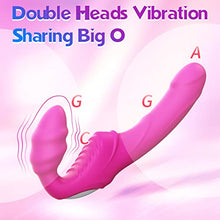 Load image into Gallery viewer, Vibrating Strapless Strap on Dildo Vibrator Sex Toys  Adorime Silicone Rechargeable Remote Control Female Clitoris Stimulate Adult Toy G-Spot Massager for Lesbian and Women
