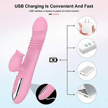 Load image into Gallery viewer, Stimulator for Women Adult Toy Vibrator Sucking Rose Sucker Telescopic Training Vibrate Sex Heating Silicone Rabbit Swing Tongue Vibration Solo Play Pleasure Toys Vibes Massager
