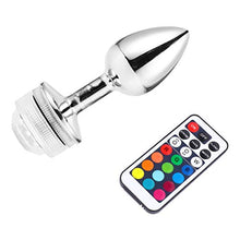 Load image into Gallery viewer, 1 Set Anal Butt Plug Vibrator Remote Control Anal Plug Vibrating Anal Trainer SM Slave Anal Toys-Silver S
