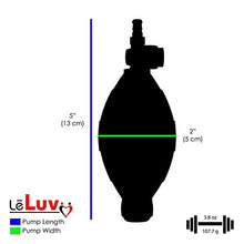 Load image into Gallery viewer, LeLuv Easyop 2.25 Inch by 9 Inch Cylinder Penis Pump Red Bgrip Ball Handle
