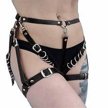 Load image into Gallery viewer, Women Punk Leather Body Belt Suspenders Lingerie Gothic Garter Belts Sexy Adjustable Waist Belts for Party Women and Girls
