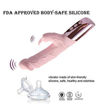 Load image into Gallery viewer, Toy Rose for Women Thrusting G Spot Sex Adult Product Realistic Dual Motor Silent Penis stimulating Silicone Vibrating Stimulator Vibartion Waterproof Bullet Vibrator Rotating
