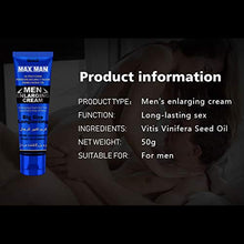 Load image into Gallery viewer, Hotiary Men&#39;s Massage Cream Penis Becomes Longer and Thicker Enhancement Sex Products Men Energy for Care Delay Performance Boost Strengh (Blue)
