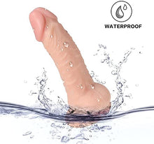 Load image into Gallery viewer, 8.7 Silicone Huge Penis for Women Beginner with Hands-Free Play Flexible Realistic Dildo Soft Lifelike Thick Anal Dildo for Men G spot
