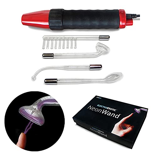 Adult Sex Toys KL Neon Wand Red Handle/Purple Electrode