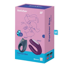 Load image into Gallery viewer, Satisfyer Partner Box 2 - Includes Double Joy Couple&#39;s Vibrator and Royal One Cock Ring - G-Spot and Clitoris Stimulation, Erection Enhancing Vibrating Penis Ring, Compatible with Free Satisfyer App
