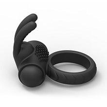 Load image into Gallery viewer, Electric Vibrating Cock Ring Rabbit Penis Ring Time Delay Ring Enhancing Adult Toys Sex Stimulator for Men
