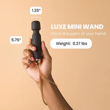 Load image into Gallery viewer, Bodywand Luxe Mini Wand | Mini Vibrating Wand for Her | Sexual Pleasure Tools for Women | Adult Sex Toys for Couples | Powerful Splash Proof Vibe with Rumbling Vibrations | Gifts for Women
