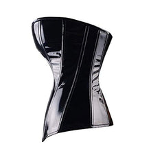 Load image into Gallery viewer, Sexy Women PVC Overbust Corset Steampunk Lingerie Top-Goth Corset Sexy Leather Waist Trainer
