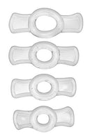 Size Matters Endurance Penis Ring Set Clear---(Package of 3)