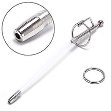 Load image into Gallery viewer, &quot;Dionysus&quot; Hollow Flexible 316LVM Surgical Steel Silicone Sound Urethral Dilator Penis Plug Adults-only Product
