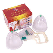 Load image into Gallery viewer, Breastfeeding 2 Massager Breast Suction Pump Enlargement System Cups Breast Other Sky Color Stain Glass (Clear, One Size)
